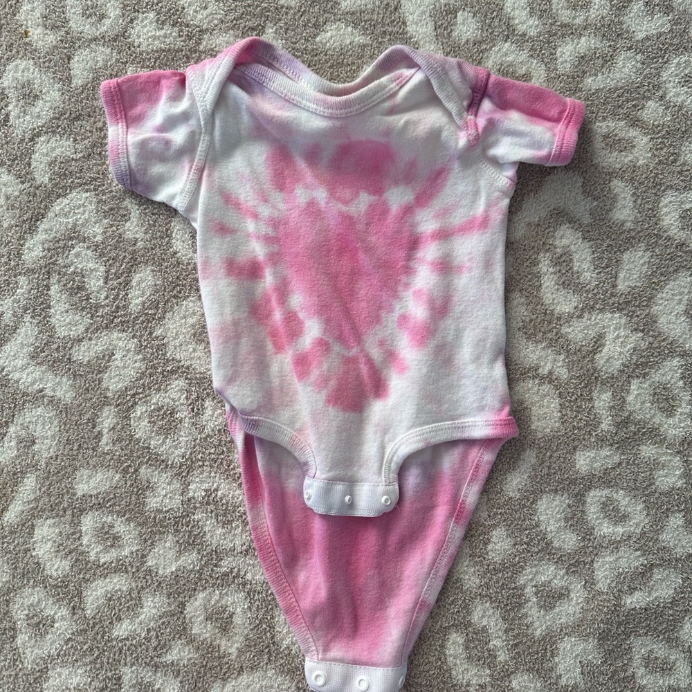 Pink Tie-Dye Kids One Piece